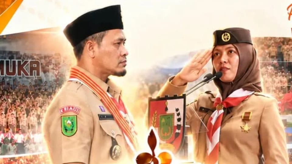 Kwarcab Kota Pekanbaru Gelar Apel Hari Pramuka ke-65