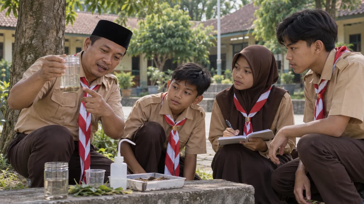 Buku Ekstrakurikuler Pramuka Kelas 1–12: Gagasan Pembelajaran Berjenjang