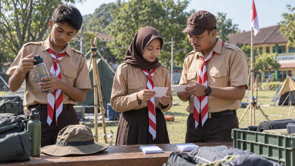 Checklist Kesehatan Peserta sebelum Perkemahan Pramuka