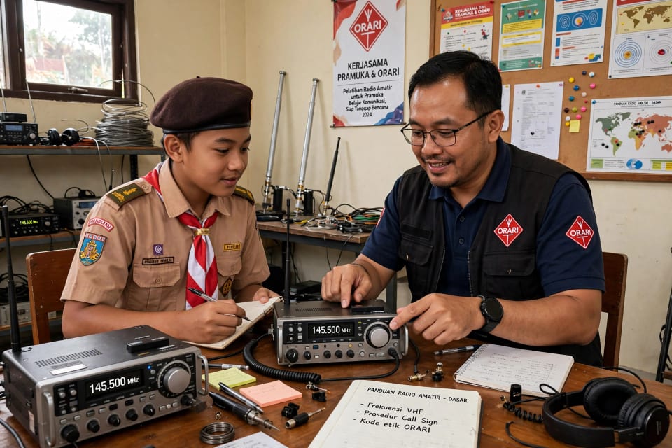 Pramuka × ORARI: Kemitraan di Balik Sukses JOTA-JOTI Daerah 2026