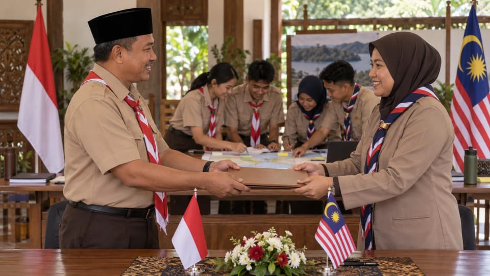 Kerja Sama Pramuka Indonesia dan Pengakap Malaysia: Lima Bidang yang Disepakati