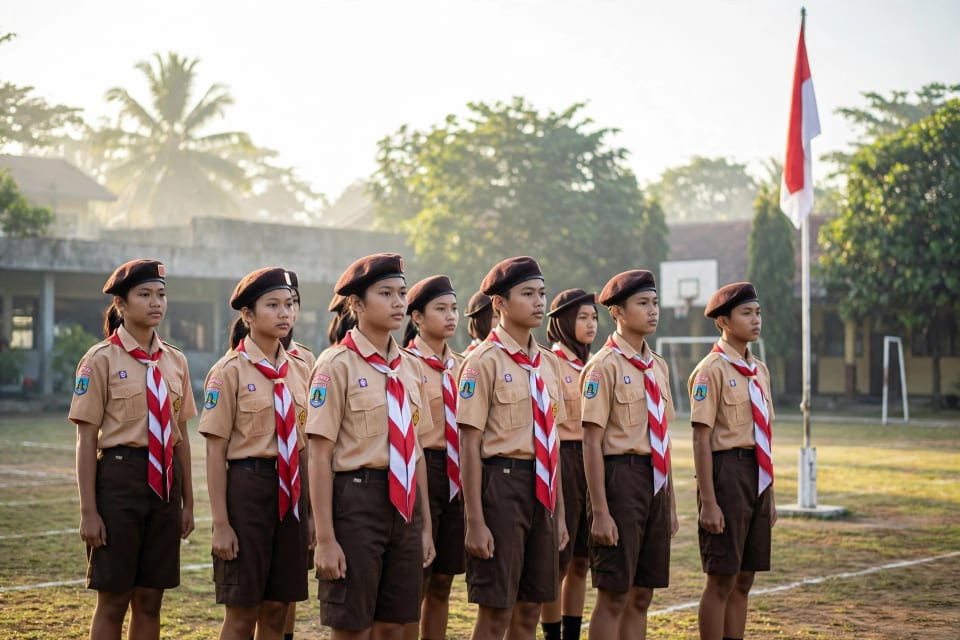 Susunan Upacara Pembukaan dan Penutupan Latihan Pramuka Penggalang