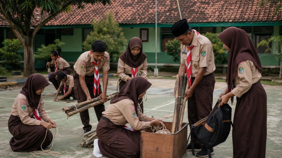 Tiga Menit Penutup Latihan agar Regu Lebih Rapi dan Bertanggung Jawab