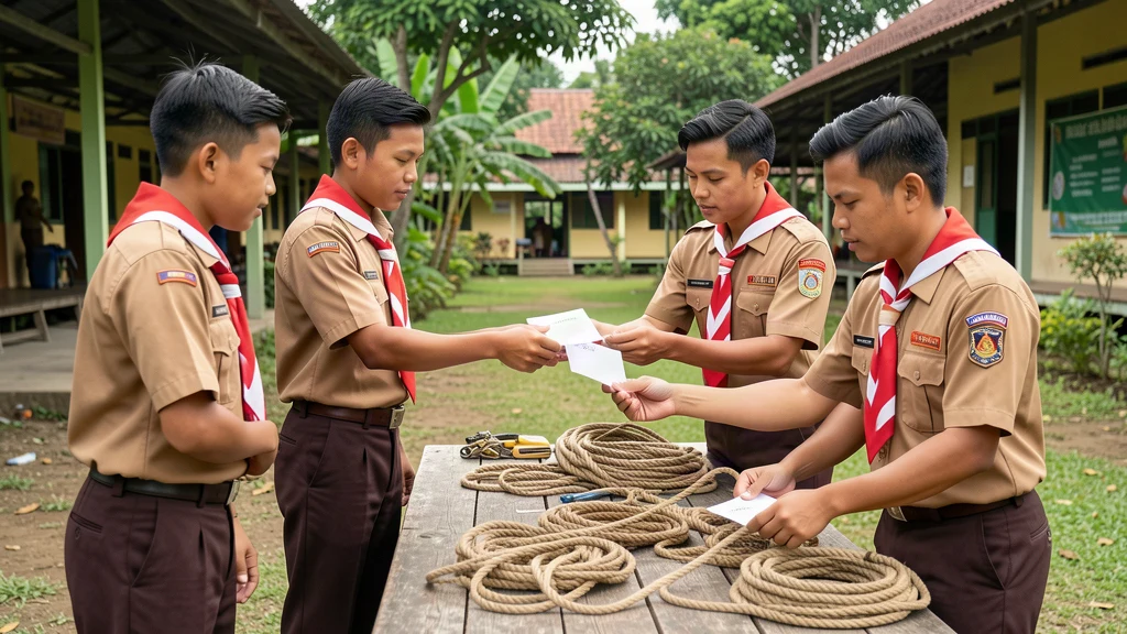 Kartu Tugas 15 Menit untuk Membagi Peran Regu Saat Latihan Pramuka