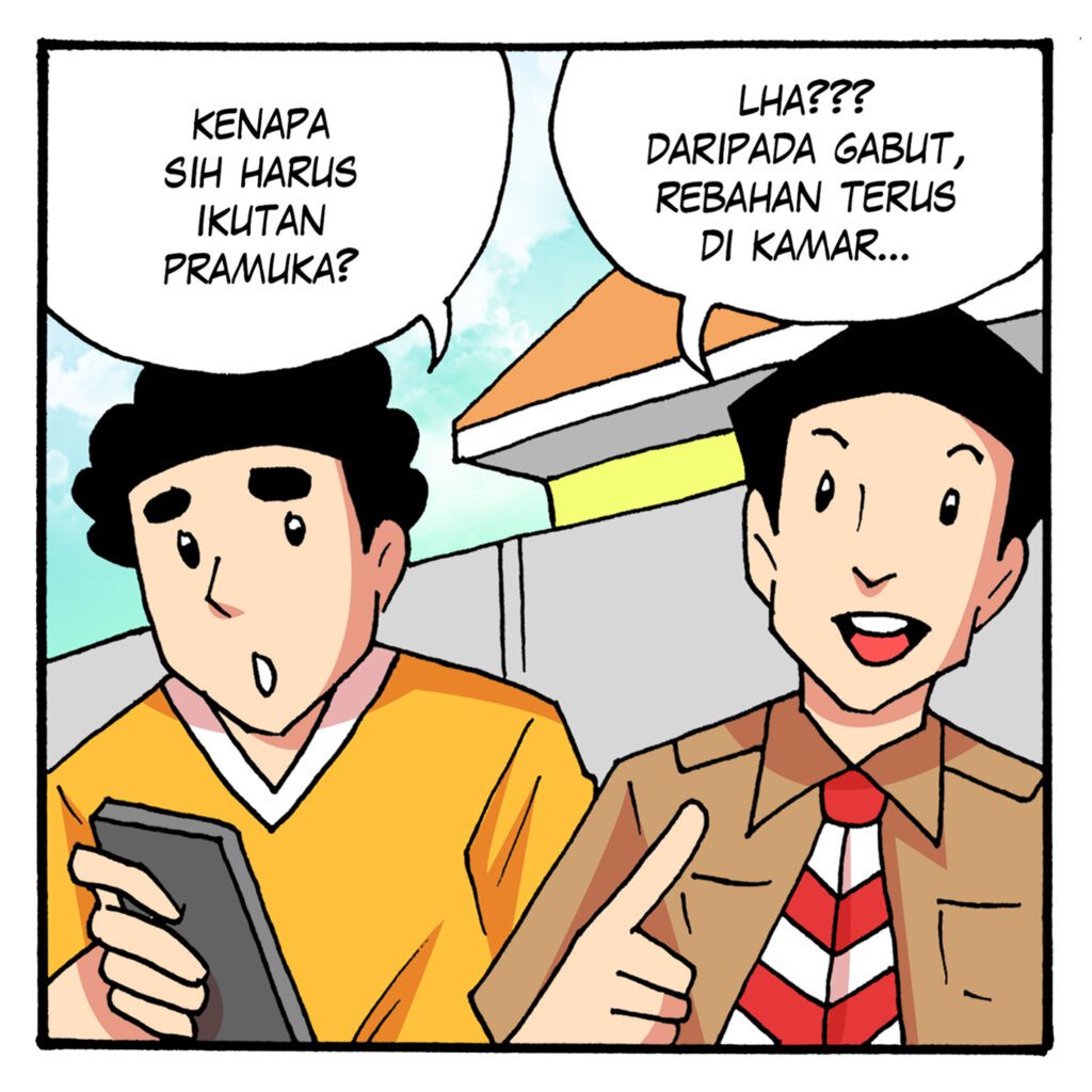 Komik Pramuka - 1. Kenapa Sih Harus Ikut pramuka 2 komik opi 222 maruf ikut pramuka 1 Kenapa sih harus ikut pramuka