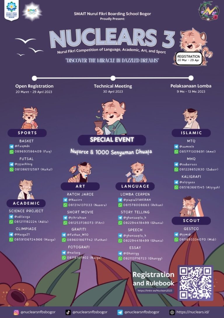 SMAIT Nurul Fikri Boarding School Bogor Proudly Presents 9 SMAIT Nurul Fikri Boarding School Bogor Proudly Presents