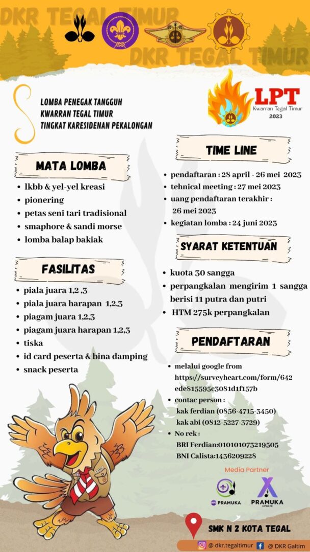 LOMBA PENEGAK TANGGUH KWARRAN TEGAL TIMUR TINGKAT KARESIDENAN PEKALONGAN