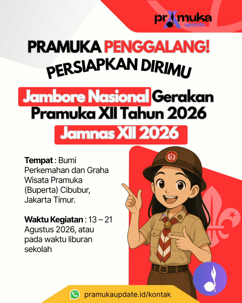 Jamnas XII 2026 Akan Digelar pada 13–21 Agustus 2026 di Buperta Cibubur 3 Jamnas XII 2026