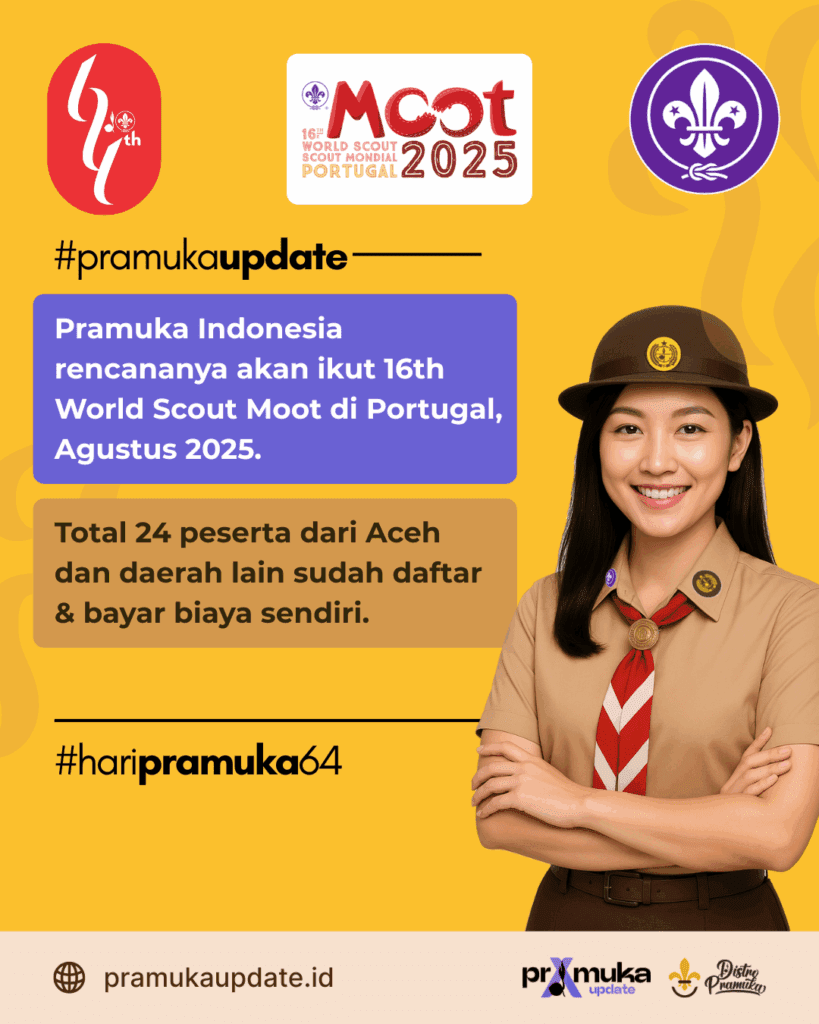 24 Pramuka Indonesia batal berangkat ke Portugal. Kenapa? 4 2 24 Pramuka Indonesia