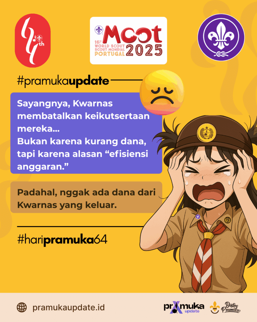 24 Pramuka Indonesia batal berangkat ke Portugal. Kenapa? 5 3 24 Pramuka Indonesia