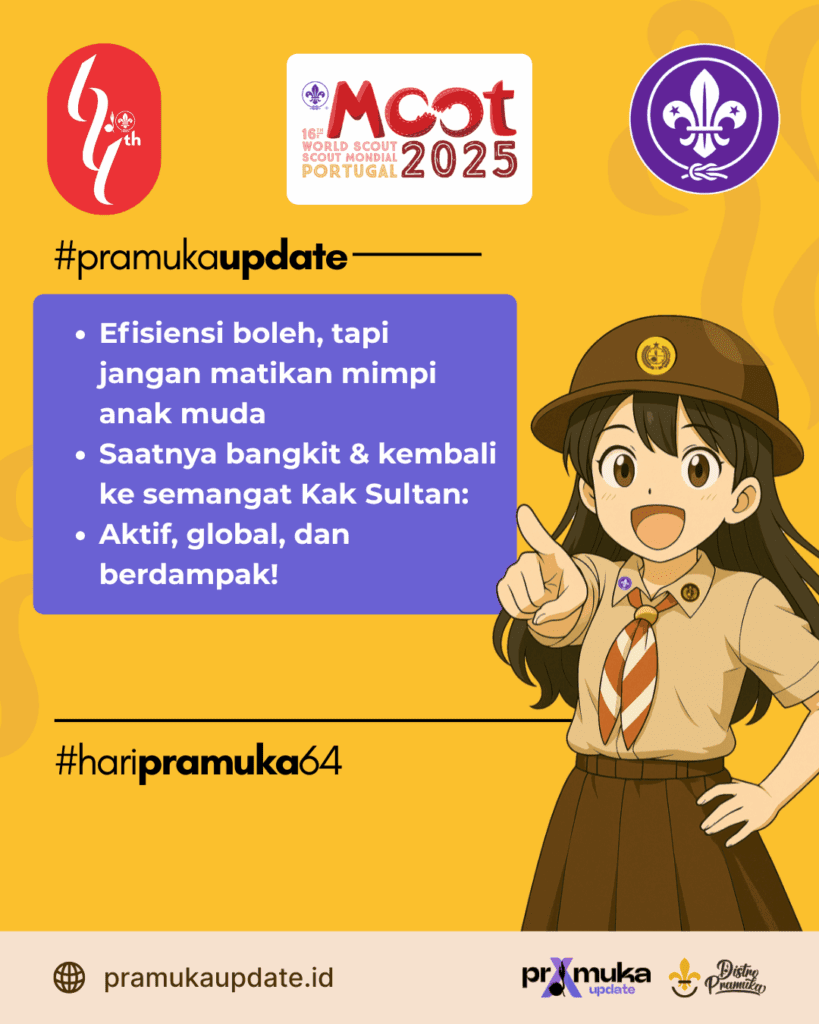 24 Pramuka Indonesia batal berangkat ke Portugal. Kenapa? 8 6 24 Pramuka Indonesia