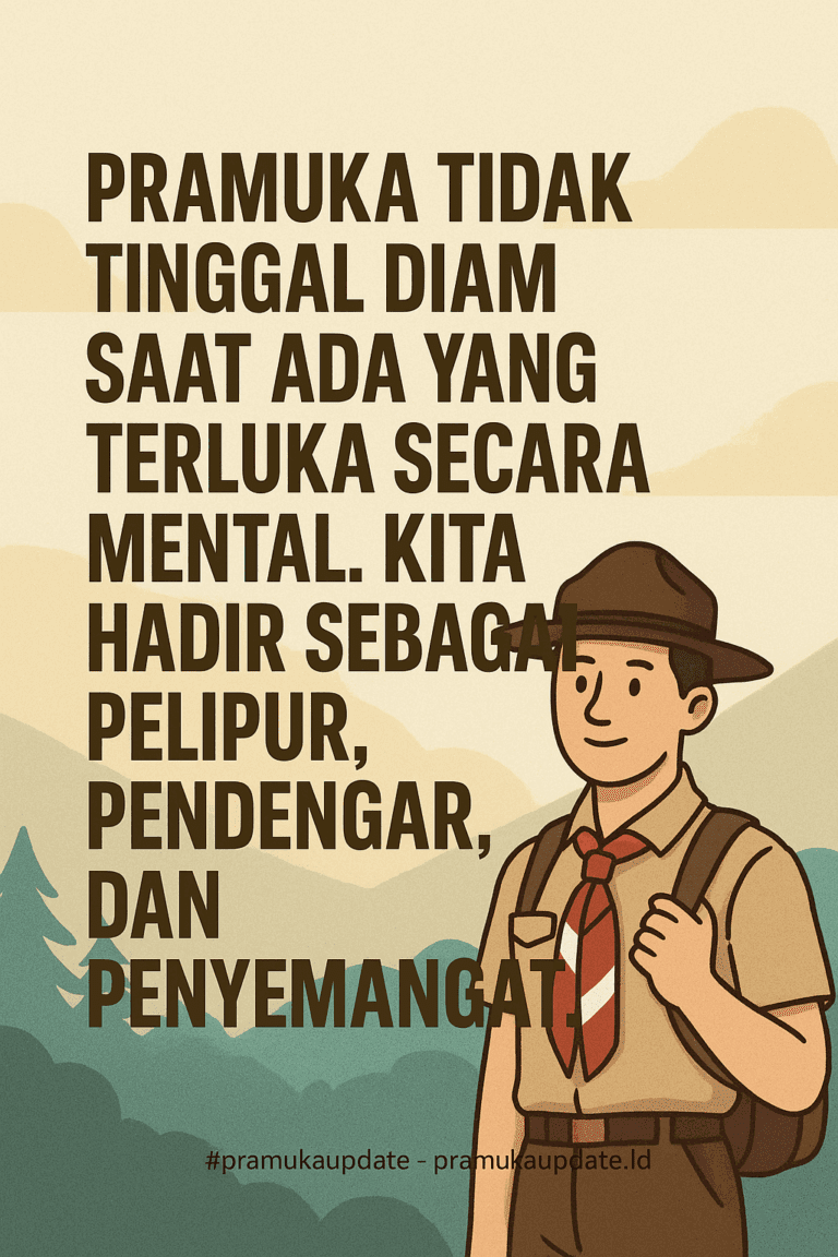 Merawat Jiwa Bangsa Lewat Pramuka 1 Merawat Jiwa Bangsa Lewat Pramuka