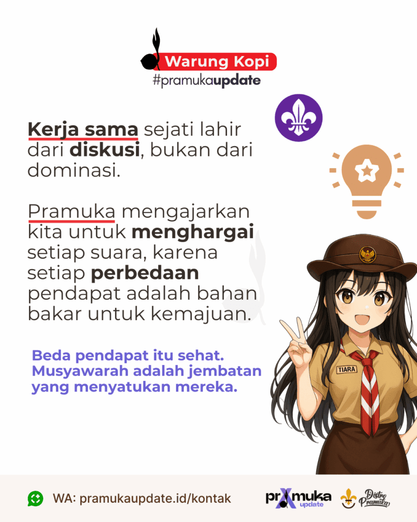 Mengubah Musyawarah Pramuka: Bukan Sekadar Ritual 'Setuju-setujuan', Tapi Sekolah Demokrasi Sejati 3 402 Pramuka 172 Musyawarah Pramuka