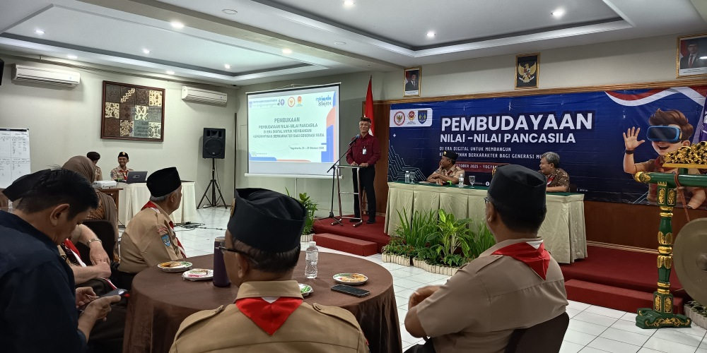 Pelatihan Pembudayaan Nilai-Nilai Pancasila Era Digital: BPIP dan Pramuka DIY Ciptakan Kader Penggerak Muda