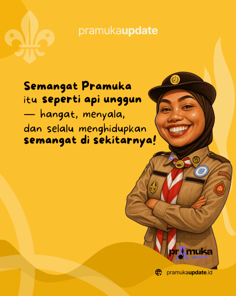 Semangat Pramuka Seperti Api Unggun