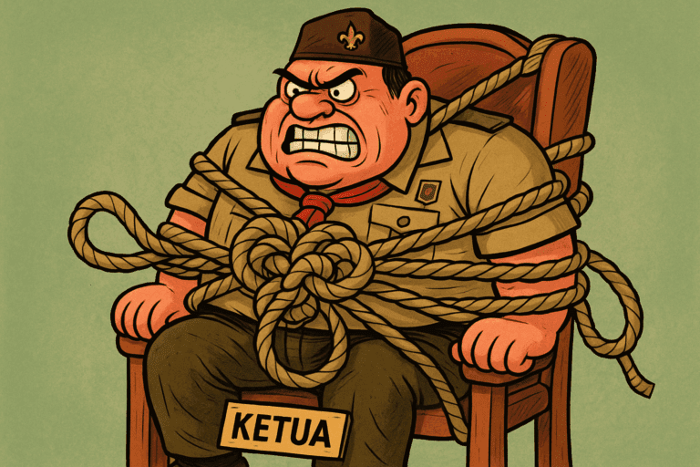 Jabatan di Pramuka Kayak Simpul Tali Temali, Susah Dilepas 1 Jabatan di Pramuka Kayak Simpul Tali Temali