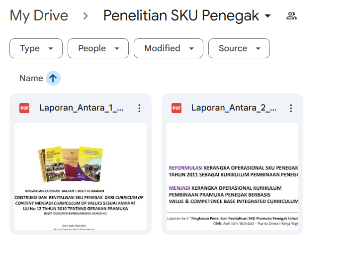 Penelitian SKU Penegak